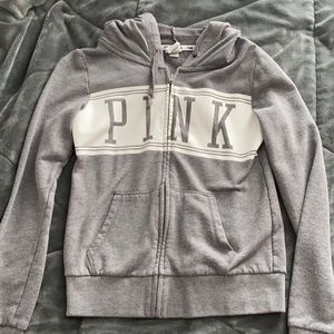 PINK zip up hoodie